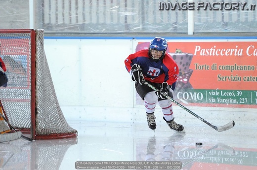 2011-04-09 Como 1734 Hockey Milano Rossoblu U11-Aosta - Andrea Lodolo